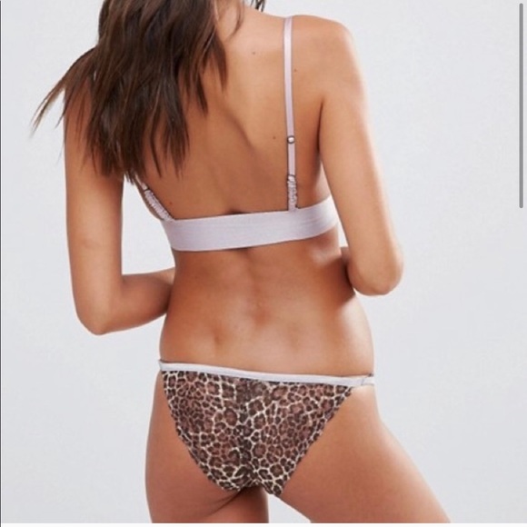 Free People Leopard Wild One Soft Lace Bra - Picture 4 of 6